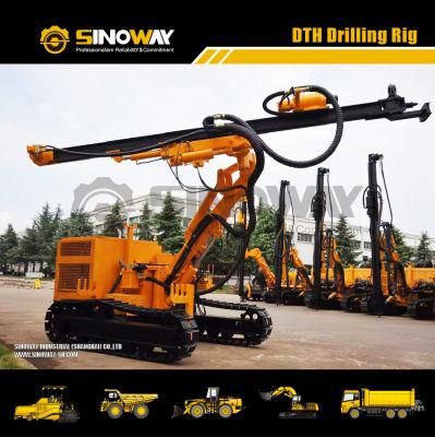 DTH Drilling Rig Track Wagon Drill for Blasting