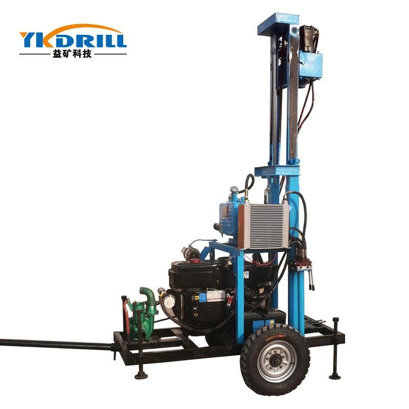150m Mud Pump Water Well Drilling Rig