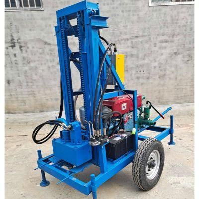 Diesel 130m-150m Hydraulic Rig Machinery Water Machine Well Drilling with Good Price