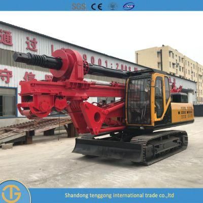 Electric Ground Screw Pile Table Portable Pile Driver Electric Ground Screw Crawler Pile Driver Drilling Dr-90 Crawler Drilling Rig