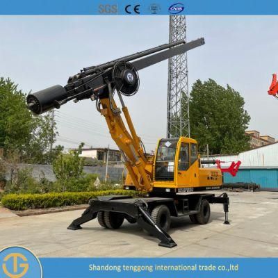 Oil Surface Mini Piling Machine Head Hydraulic Drilling Rig Price