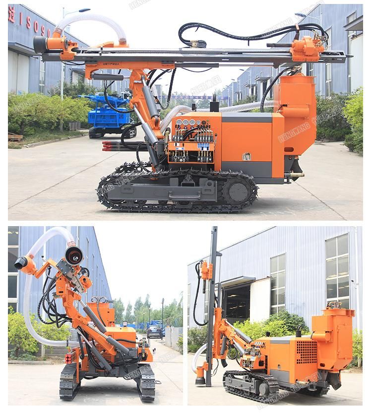 Crawler Separated DTH Surface Mine Portable Drilling Rig