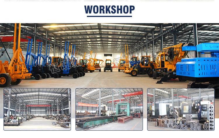 Small Down-The-Hole Drill Rig Crawler Borehole Drilling Machine