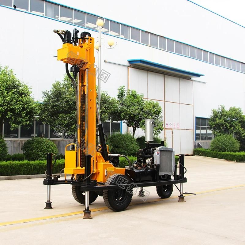 245mm Diameter 200m Depth Pneumatic Underground Water Well Drilling Rig
