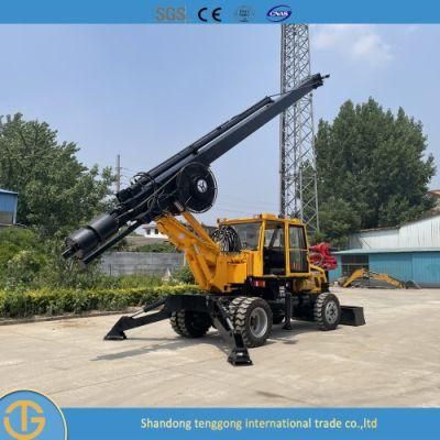 Hammer Construction Auger Pile Equipment Drilling Rig for Sale Dl-180 Model