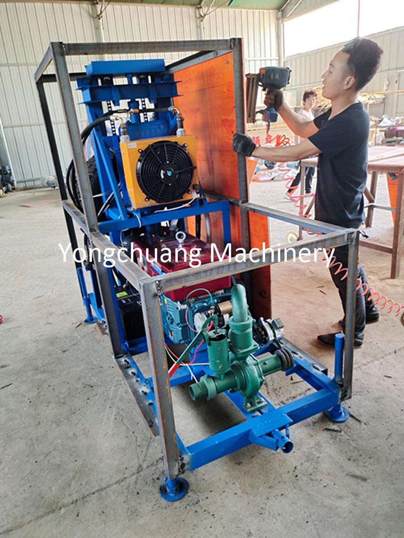 Hydraulic Water Well Drilling Machine with Electric Starter Function