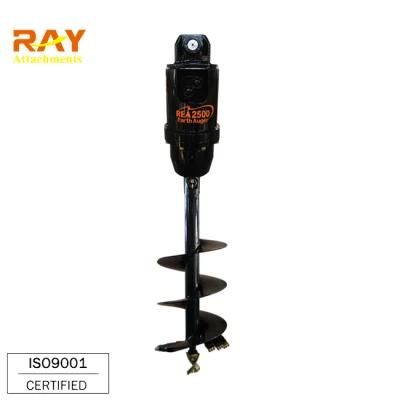 Ray Factory Sand Auger Drilling Machine Hydraulic Earth Auger for Excavator