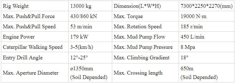 Goodeng GS420-LS HDD rig trenchless machine