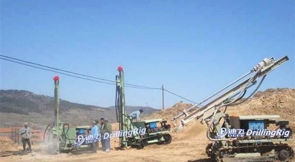 2022 Hot Sale Dfd-110z 30m Hard Rock Drill Rig, Deep Earth Drilling Rig