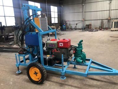 Portable Crawler Borehole Drilling Machine Water Well Drilling Rig for Sale