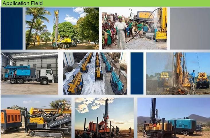 China Manufacture Truck Mounted Water Well Bore Hole Drilling Machine Drilling Rig Deep Truck Type Drill Rig 500 M