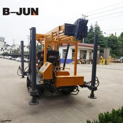 Crawler Borehole Drilling Machine 200m Diamond Core Sampling Drill Rig Machine