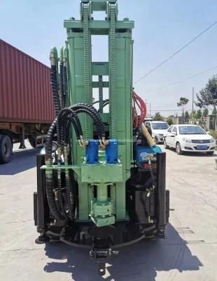 Tractor Hydraulic Rotary Head DTH Rock Borehole Water Well Drilling Machine (KYT-200)