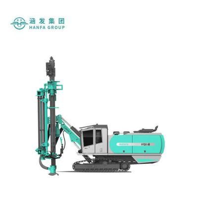 Hfga-44 Full Hydraulic Steel Surface DTH Drilling Rig for Rock