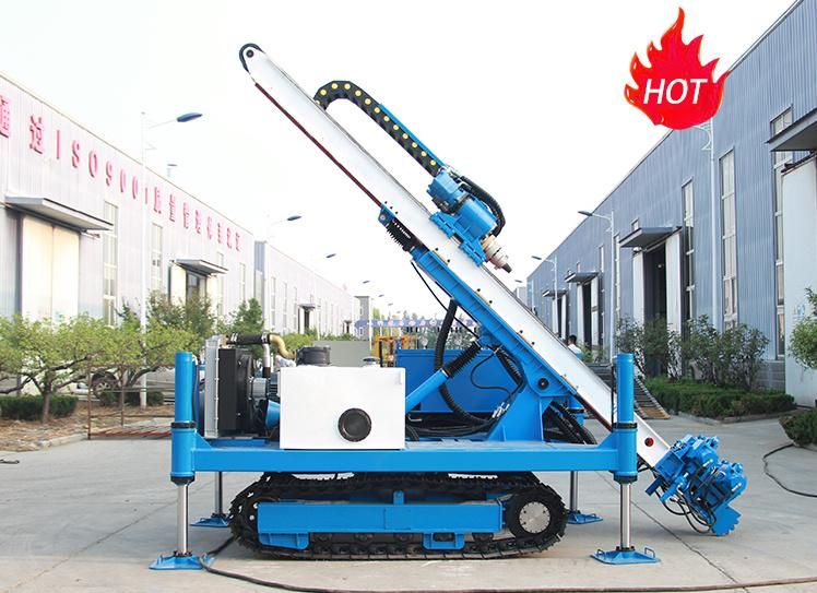 Pressure of Gyrator 36kn Crawler Hydraulic Anchor Drilling Rig Three-Wing Drill Bit Drilling Use Mud Pump Slaging Anchor Drilling Rig