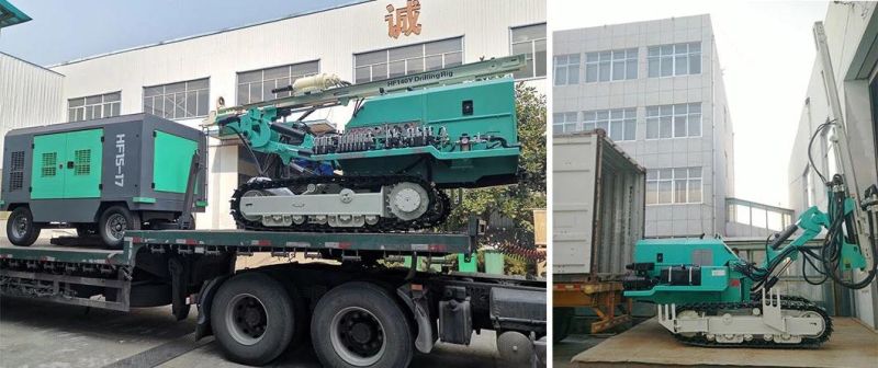 CE Approved Hf 62m DTH Drilling Rig Suitable for Highway