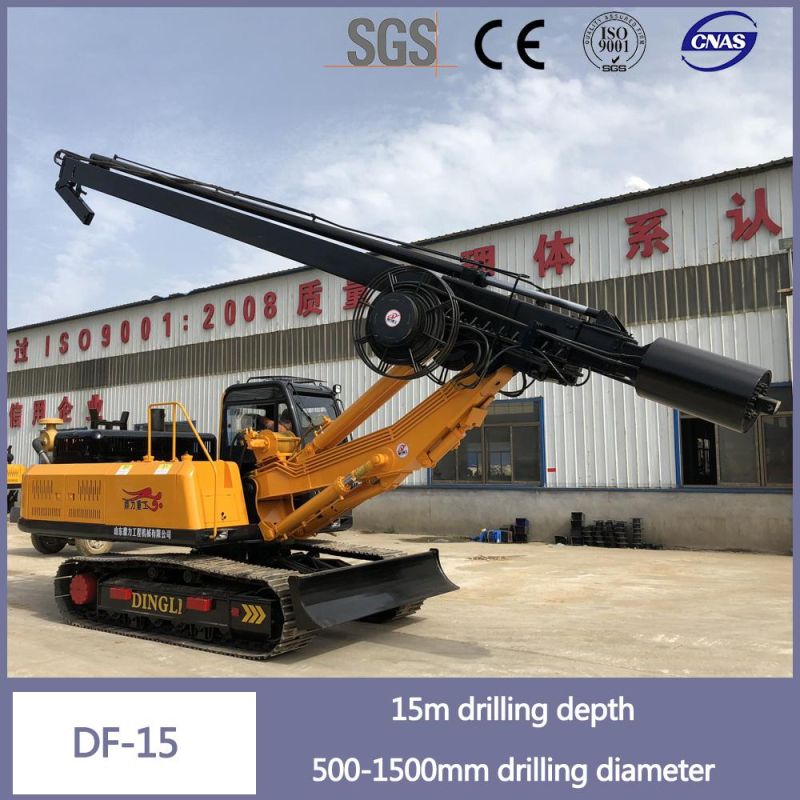 Construction Machinery Rotary Type Drilling Rig with Cummins Engine