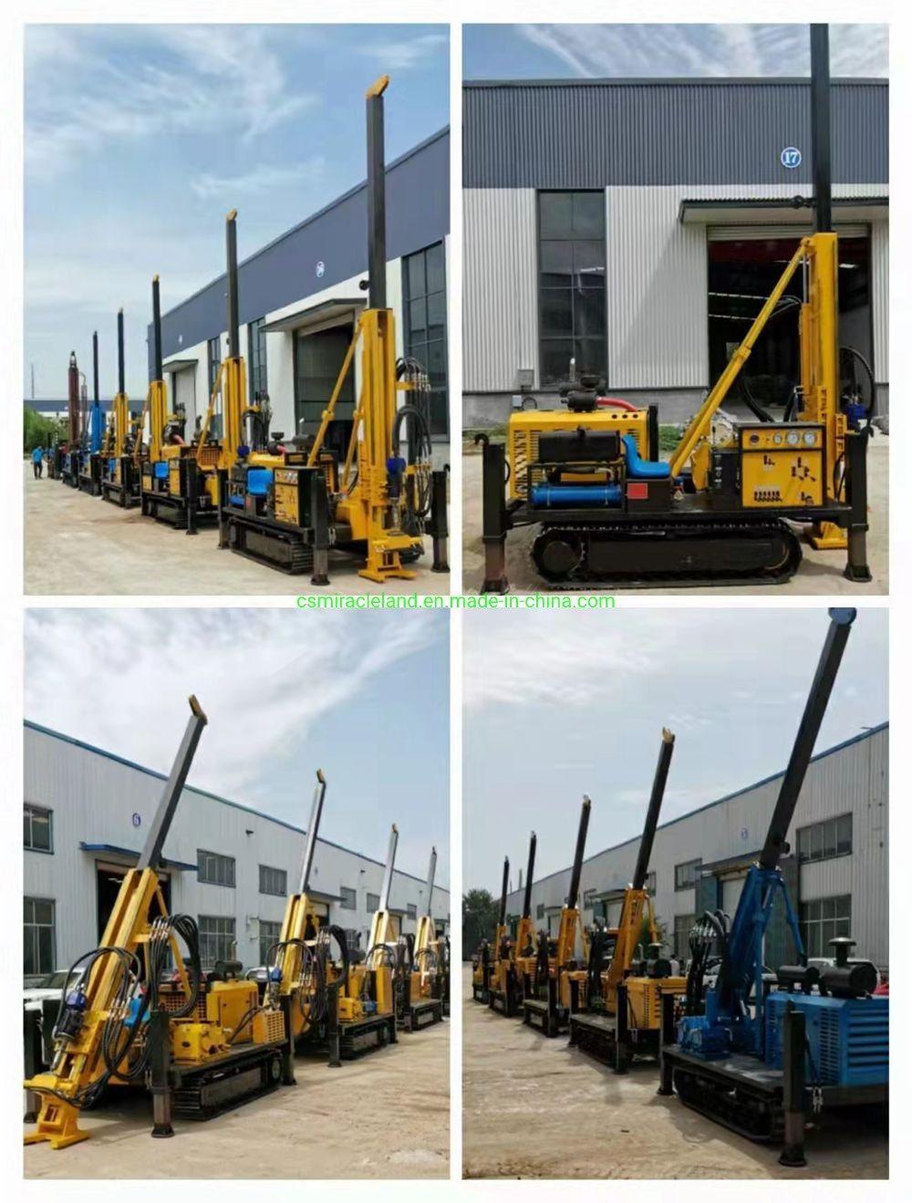 Crawler Portable Full Hydraulic Power Head Wireline Core Drilling Rig (YDX-500GL)