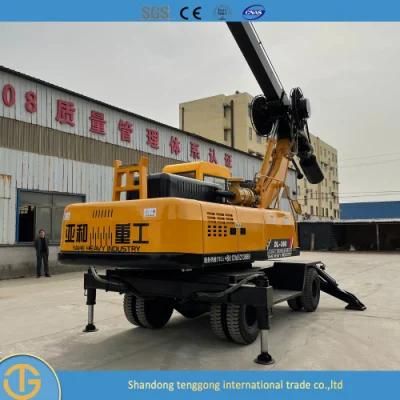 20m Wheel Type Borehole Drilling Rig for Sale