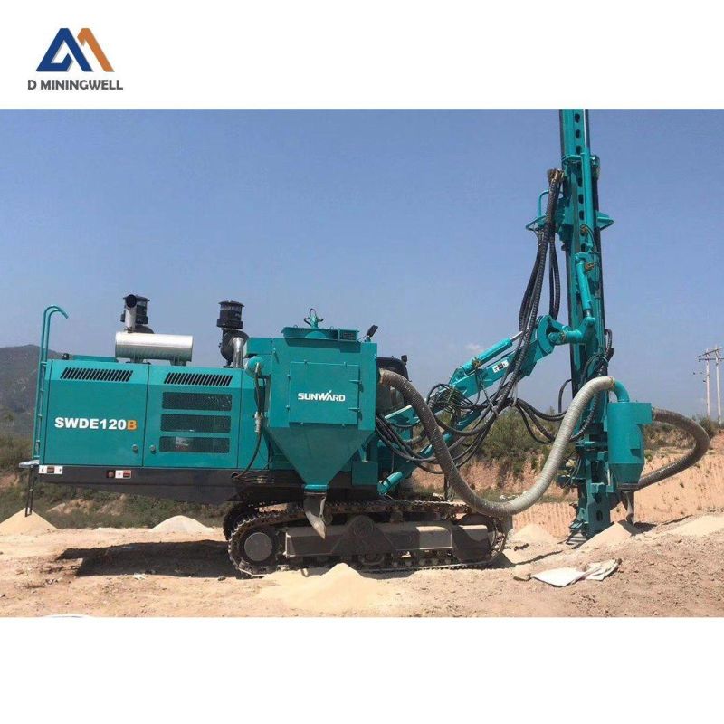 Integrated Swde120 DTH Drilling Rig Mining with Cab for Mining