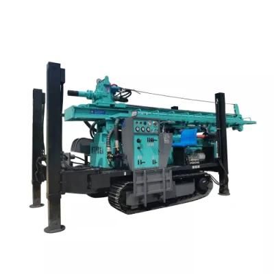 Diesel Crawler Borehole Machine Water Well Rig Price for Sale Drilling Equipment 280m
