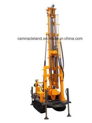 Jdl-350 Crawler Mounted Multi-Function Mud and DTH Hammer Top Drive Drilling Rig