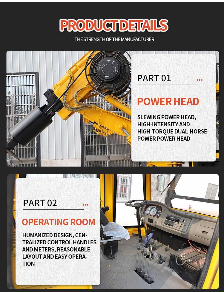 Hydraulic Rotary Drilling Rig Crawler Type