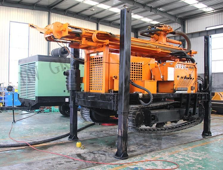 Borehole Pneumatic Rock Drilling Machine with Air Compressor