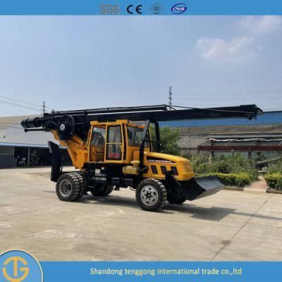 Portable Small Piling Hammer Auger Machine Drilling Rig for Sale Dl-180 Model