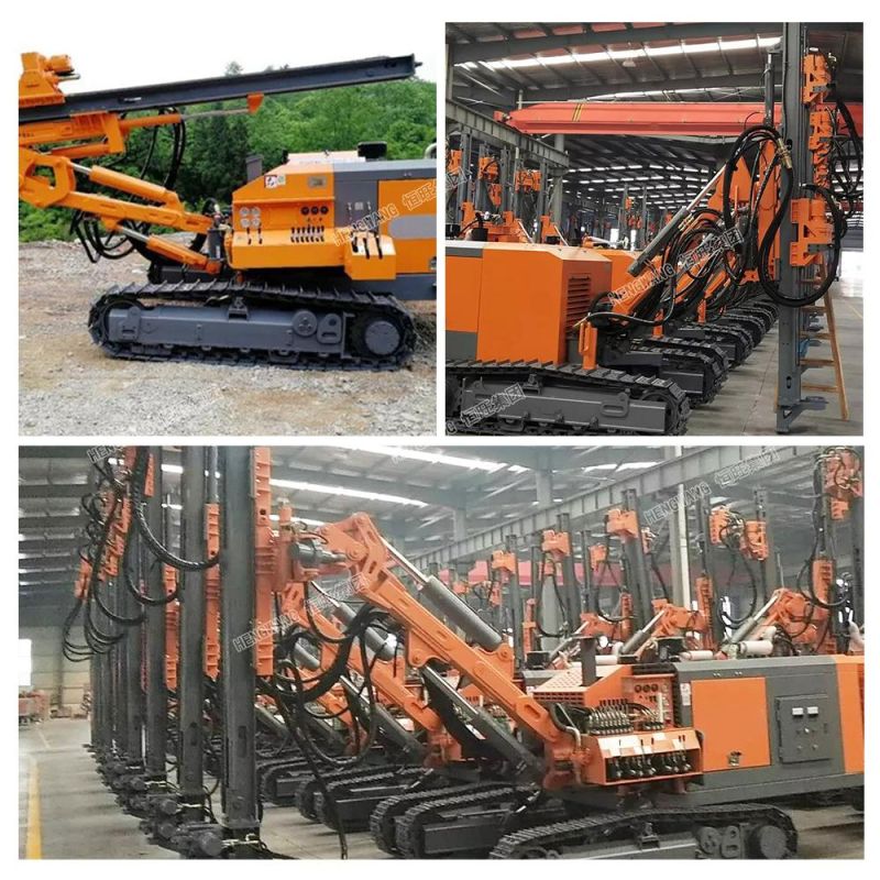 Surface Drill Rig Rated Power 58kw Portable Drill Depth 30m DTH Drilling Rig Mining for Nigeria