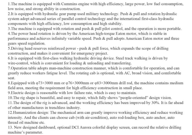 Low fuel consumption 36T HDD rig for sale