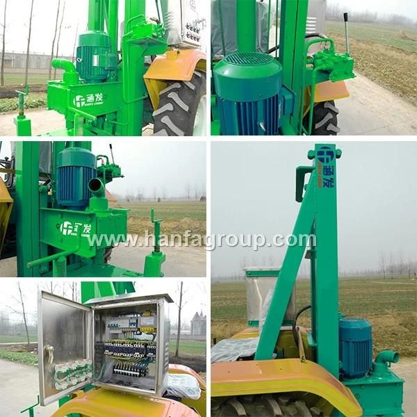 Tractor Mounted Hf100t Portable Water Well Drilling Rigs for Sale
