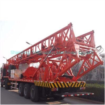 Sinotruk 8*4 Chassis Truck Mounted Deep Hole Water Well Oil Well Drilling Rig Machine Rig for Sale