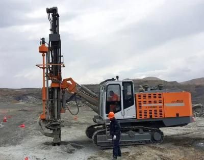 High Efficiency 35m DTH Borehole Integrated Machine Blast Hole Surface Drilling Rig Machine