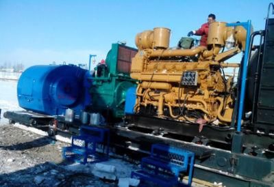 F1300 Mud Pump and Chidong Brand Diesel Engine Used in Drilling Rigs