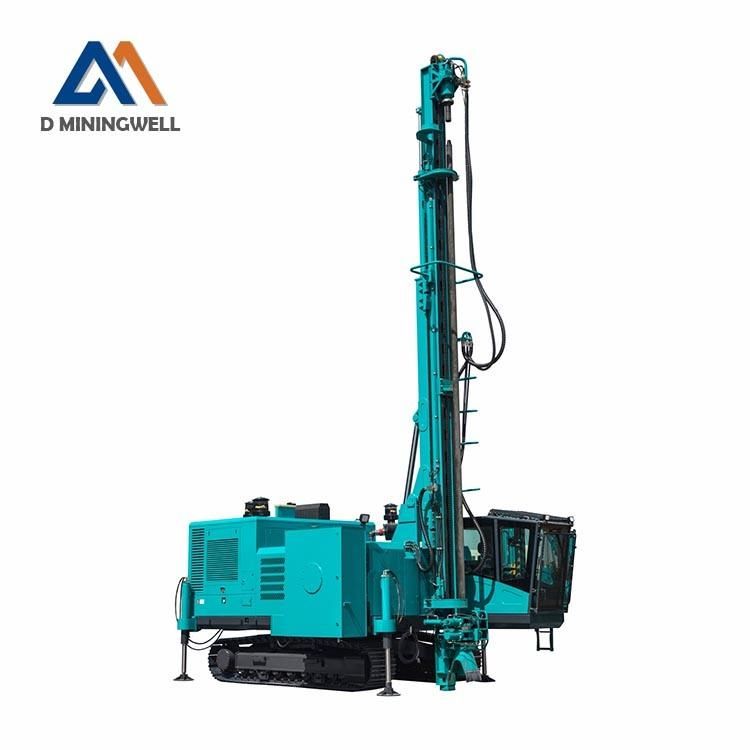 Eleveted DTH Mining Machine Borehole Drilling Machine Mine Rock Drill Rig