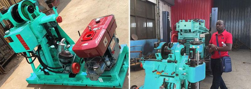 Compact Construction Hf200 Portable Diesel Water Well Drilling Rig