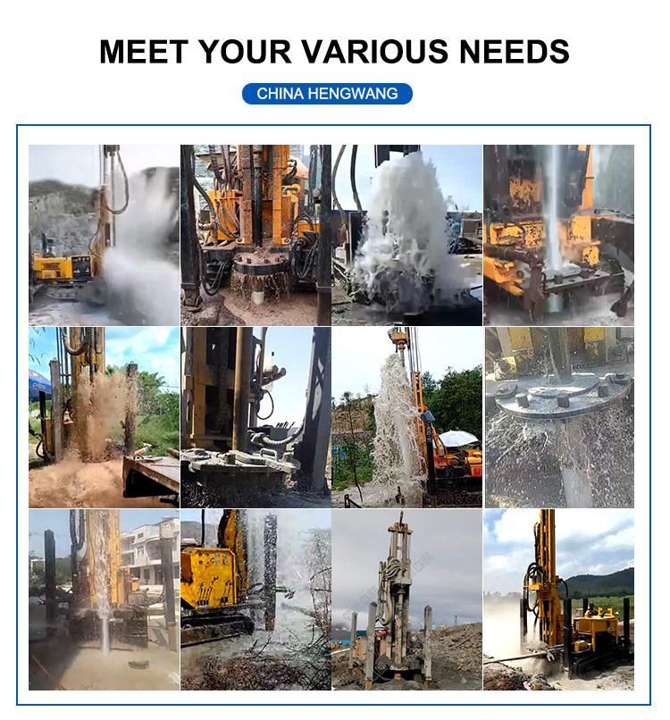 500 Meter Track Mounted Water Well Rotary Drilling Rig Machine Factory Price for Sale
