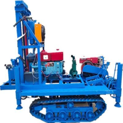 100m Small Portable Diesel Water Well Drilling Rig