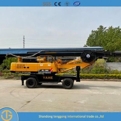 Portable Pile Driver Rotary Oil Surface Mini Piling Machine Head Hydraulic Piling Rig