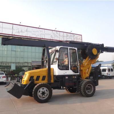 11m Hot Sale Wheeled 180 Rotary Rock Drilling Rig Machinery Mining Equipment From China
