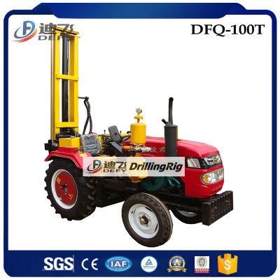 2022 Hot Sale 100m Depth Tractor Mounted Water Well Drilling Rig/Machine to Dig Deep Wells