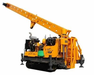 Xy-5L Crawler Mounted Mining Exploration Drilling Rig with Both Vertical and Inclined Drill Tower