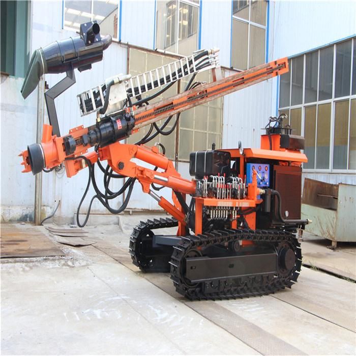 Hot Selling Mining Hydraulic DTH Hammer Blast Hole Portable Rock Drilling Rig