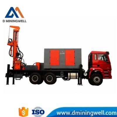 600 Meters DTH and Reverse Circulation Water Well Drilling Truck Mounted Water Well Drill Rig