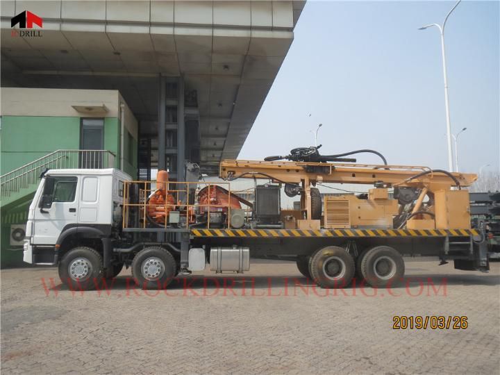 CSD800 Truck Type Water Well Drilling Rig for Ddrilling 800meters Popular in Mining and Quarry Industry