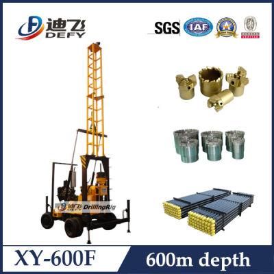 600m Rotary Exploration Soil Sampling Drill Core Mine Drilling Rig