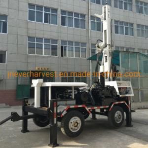 Hydraulic Portable Borehole Trailer Mounted Water Well Drilling Rig Sly510