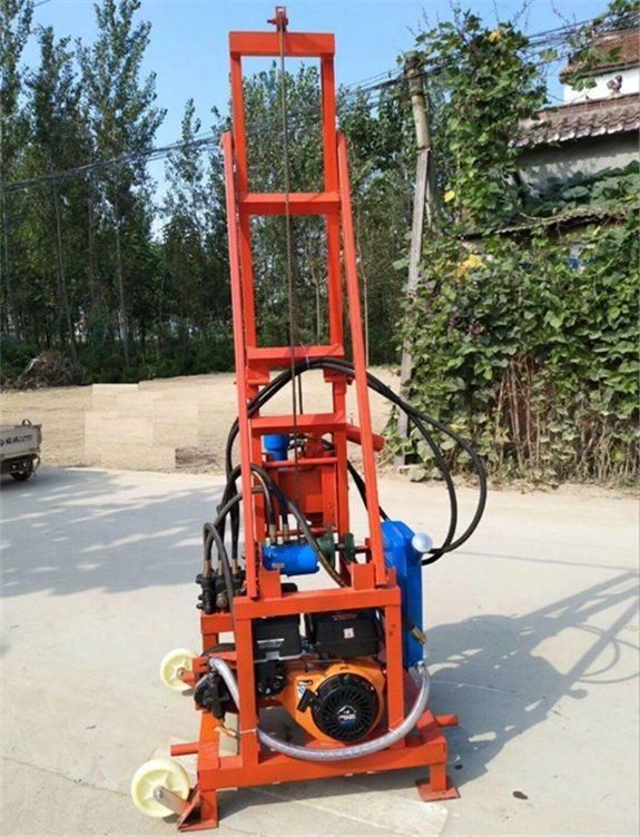 Hydraulic Diesel Engine 120m Depth Drilling Rig Water Well Drilling Machine