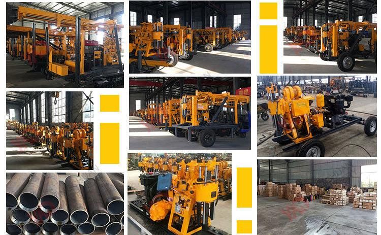 Ycs-200c 200m Deep Portable Hydraulic Rotary Small Crawler Rock Bore Water Well Drilling Machine